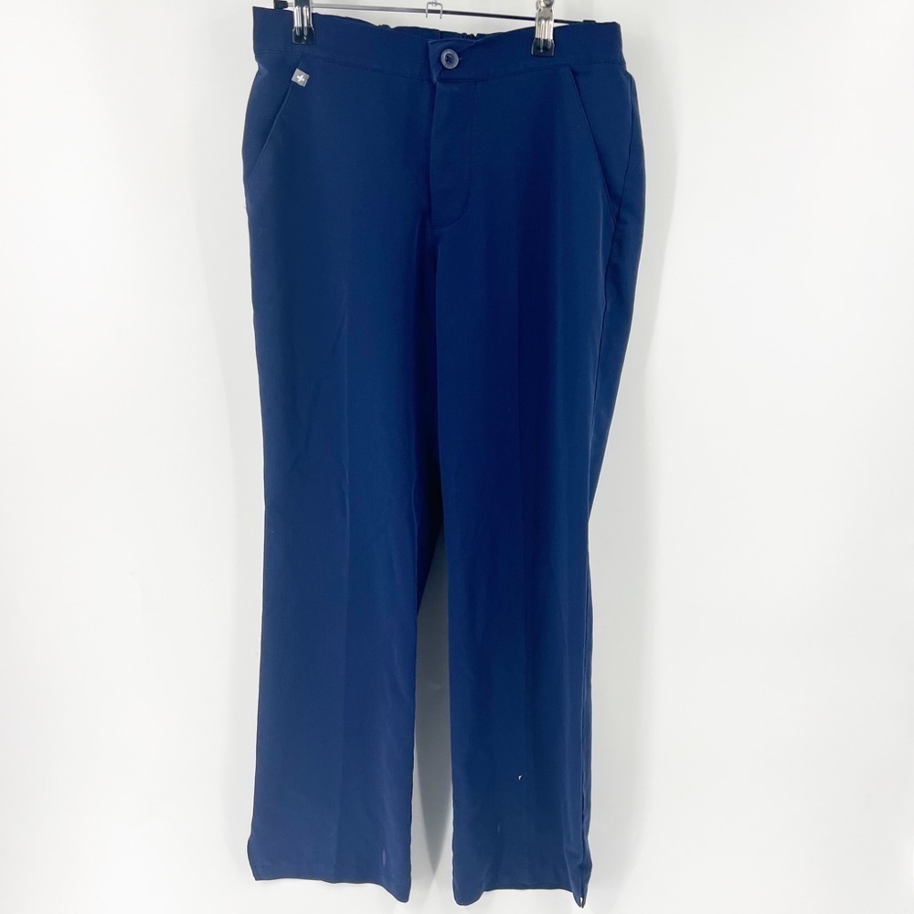 ✅ FIGS NAVY TROUSER STYLE SCRUBS WITH POCKETS SIZE SMALL